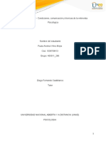 Aporte - Tarea 3 - Condiciones, Comunicación y Técnicas de La Entrevista