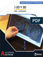 AutoCAD 2D y 3D: Especialización profesional