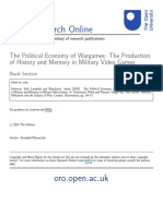 The Political Economy of Wargames