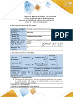 Guía de Actividades y Rubrica de Evaluación - Fase 1 Conceptualización