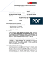 Plan de Trabajo Equipo EICE - UGEL Chiclayo