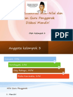 Kolaborasi Nilai-Nilai Dan Peran Guru Penggerak