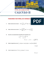 PRACTICA FUNCIONES VECTORIALES Var Esc CALCULO I 2022