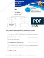 Ficha de Ciencias Fìsicas Quinto