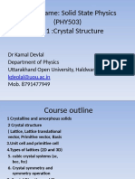 Solid State Physics Unit 1-Converted