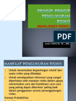 Pertemuan 5 Prinsip Pengukuran Risiko