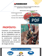 “Seguridad durante la construcción en trabajos de excavación Norma G.050 y ley de seguridad salud en el trabajo N° 29783”