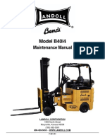 Bendi B40i4 Forklift Truck Maintenance Manual PDF