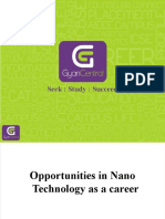 Opportunities in Nano Technology as a Career