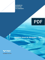 FGV - Relatorio Anual de Atividades - 2019