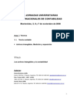 Iii Jornadas Universitarias Internacionales de Contabilidad: Montevideo, 5, 6 y 7 de Noviembre de 2008