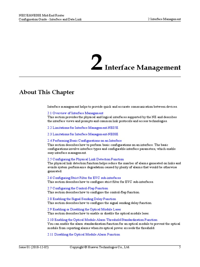 01-02 Interface Management | PDF | Computer Network | I Pv6