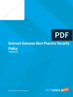 Internet Gateway Best Practices