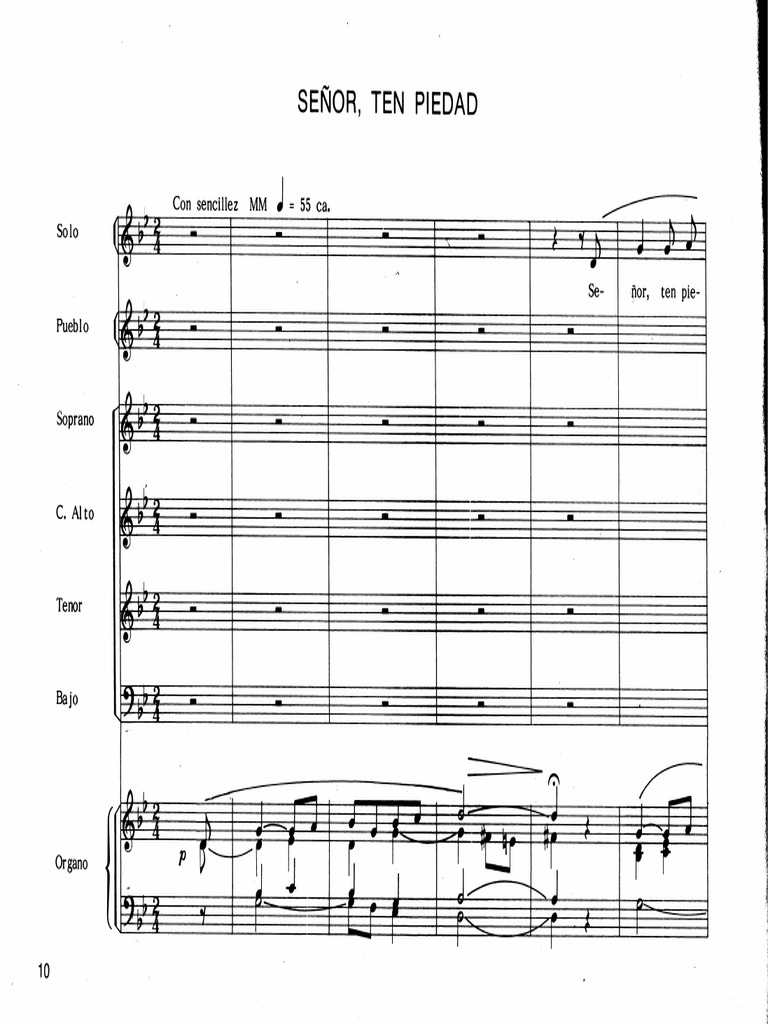Señor Ten Piedad (Misa Reunidos en El Nombre Del Señor) | PDF