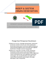 Konsep Pelayanan Kesehatan