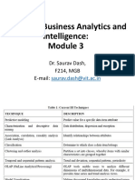 BMT6114 Business Analytics and Intelligence:: Dr. Saurav Dash, F214, MGB E-Mail