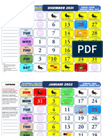 Calendar Kuda Sesi Akademik 2223