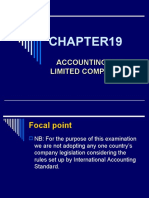 Accounting For Limited Companies I