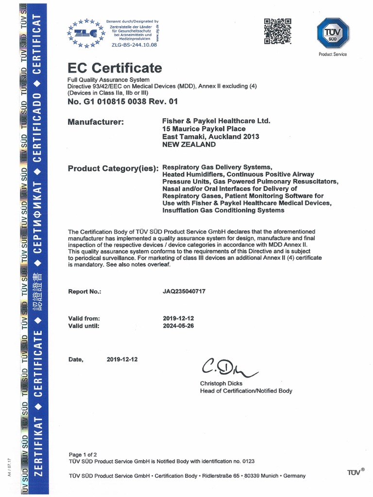 Ec Certificate PDF