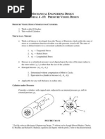 Pressure Vessel Design (Basic)