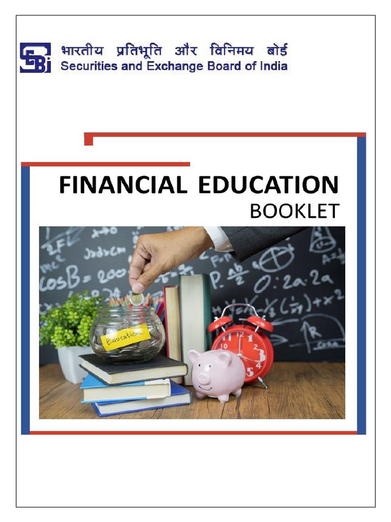 SEBI Financial Education Booklet October 2021 PDF Investing Banks