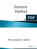 Presentation Skills (English Literature)