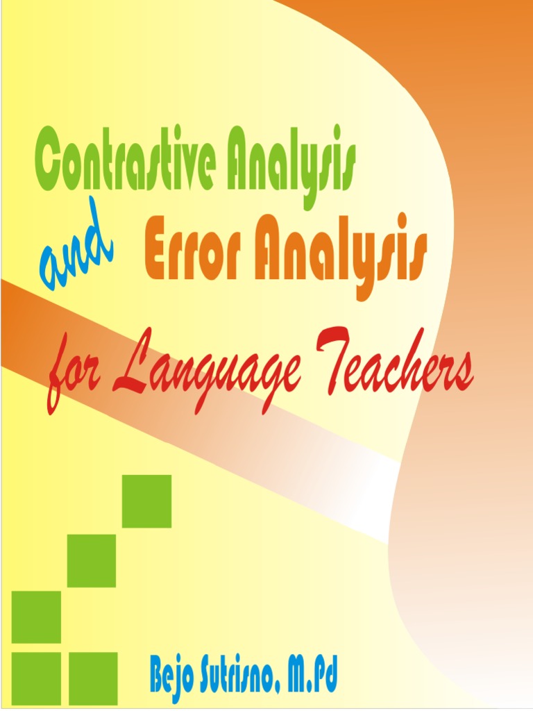 Contrastive and Error Analysis in Teaching | PDF | Language Arts ...