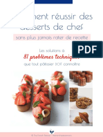 Réussis Des Desserts de Chef Ebook Bonus The French Pâtissier