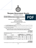 Haryana Government Gazette: Published by Authority