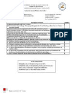 Pauta de Evaluación de clase Práctica Intermedia I