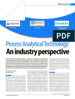 PAT impacts all areas of pharmaceutical manufacturing