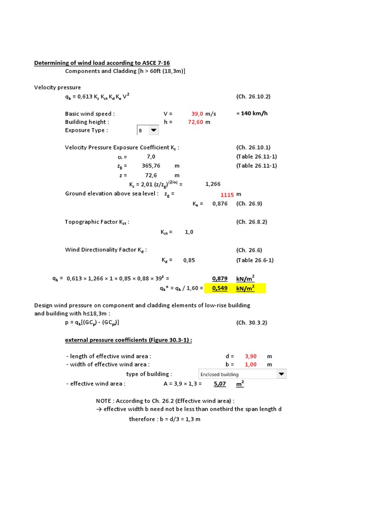 Wind Load - ASCE - 7-16 | PDF | Physical Quantities | Continuum Mechanics