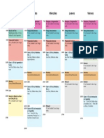 Timetable MQ UCM