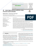 Early-Stage Malware Prediction Using Recurrent Neural Networks