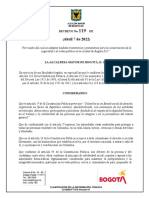 Decreto 119 de 2022 Medidas Seguridad 