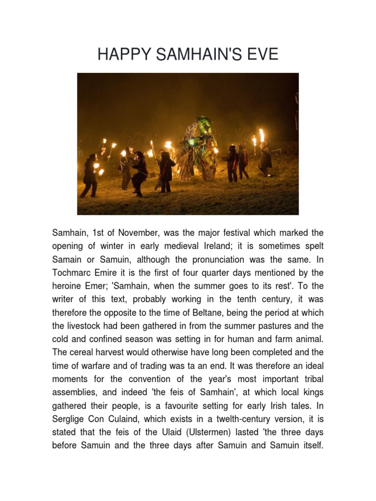 Happy Samhain PDF | PDF