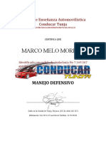 Diploma de Manejo Defensivo Conducar