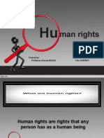 Man Rights: Presented By: Fala Charafi Framed By: Professor Ahmed WAADI