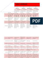 Schedule-Carnell - Daily Schedule 2