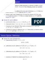 Chapter 3 - Vector Spaces