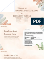 Kel 06 - Kombis - Penulisan Surat Lamaran Pekerjaan & Resume