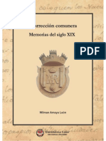 Insurreccion Comunera-Memorias Del Siglo XIX - Archivo Digital