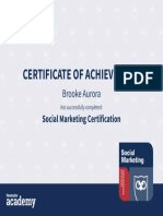 social marketing certification