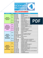 Solucionario de Resolvemos 4