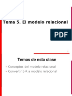 6. El Modelo Relacional