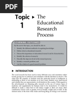 Topic 1 The Educational Research Process