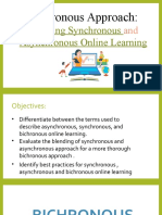 Bichronous Approach:: Blending Synchronous Asynchronous Online Learning