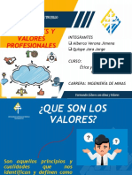 Sesión 1 - Los Valores