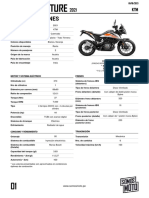 KTM 390 Adventure 2021 especificaciones y precio