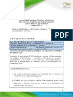 Guía de Actividades y Rúbrica de Evaluación - Unidad 2 - Fase 3 - Caracterización y Análisis